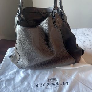 Coach Soft luxe leather & Suede Purse/Tote: NEW